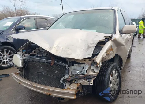 2002 Honda Odyssey Ex-L from USA, damaged, VIN 2HKRL18012H590059